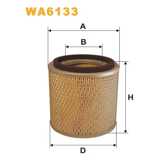 Фильтр воздуха Opel Campo; Vauxhall Brava Wix Filters (WA6133)