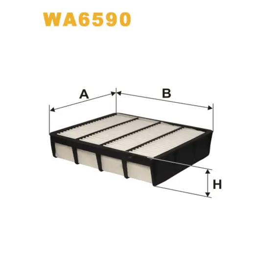 Фильтр воздуха Wix Filters (WA6592) - (Suzuki Grand Vitara, Vitara)