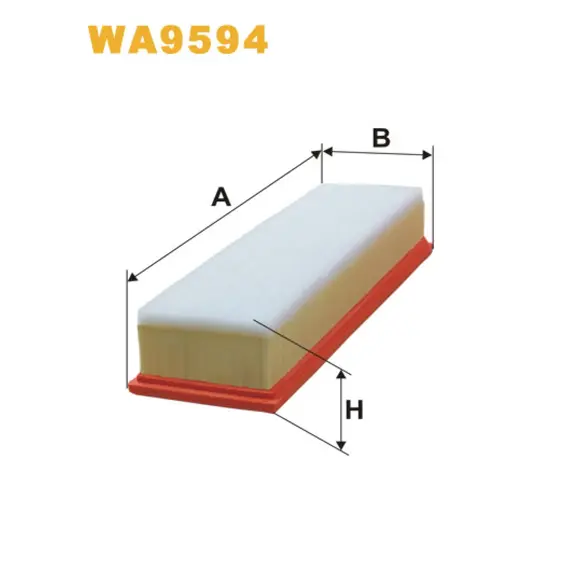 Фильтр воздуха Citroen C4; Peugeot 206/206 SW, 307/307 SW Wix Filters (WA9594)