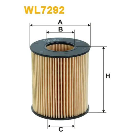 Фільтр оливи Ford Galaxy II, Mondeo III (00-07), Mondeo IV (07-), S-Max; Mazda 6 (GG/GY) Wix Filters (WL7292)