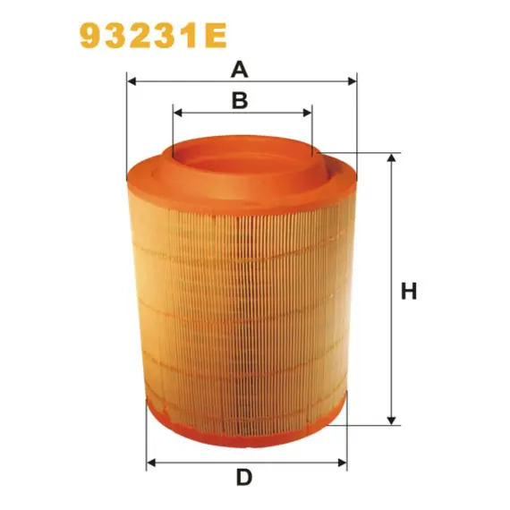 Фильтр воздуха Iveco Euro Cargo, Euro Cargo II Wix Filters (93231E)