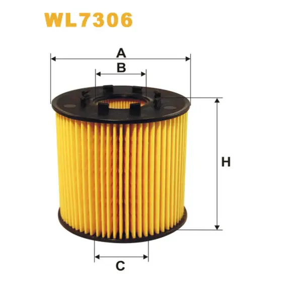 Масляный фильтр Nissan Interstar, Primastar; Opel Movano A, Vivaro; Renault Avantime, Esp Wix Filters (WL7306)