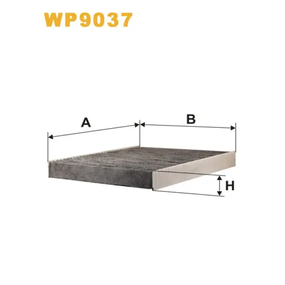 Фільтр салона Audi A1 (8X), A2 (8Z0); Seat Cordoba III, Ibiza IV, Ibiza V; Skoda Fabia Wix Filters (WP9037)