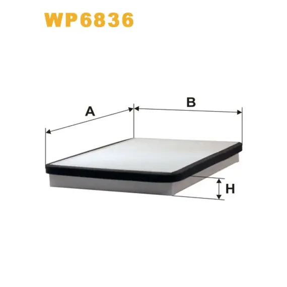 Фильтр салона Peugeot 405 Wix Filters (WP6836)