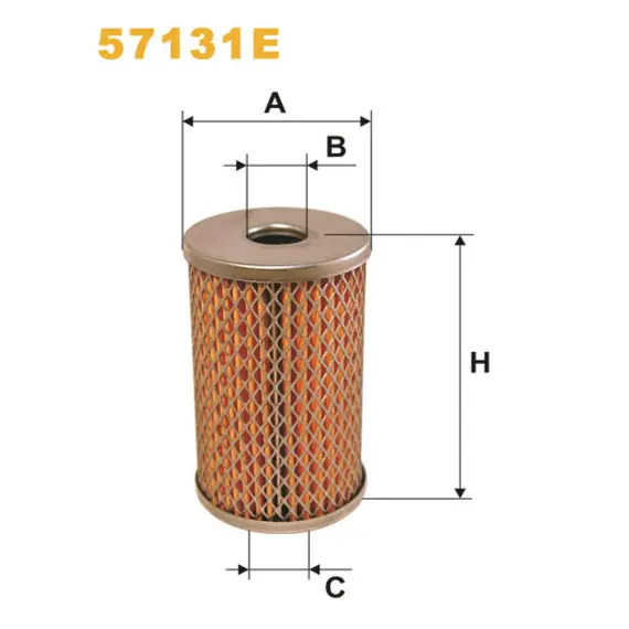 Масляный фильтр Daf; Evobus; Hanomag-Henschel; Iveco; Kaessbohrer; Leyland; M.A.N.; Merce Wix Filters (57131E)
