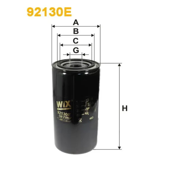 Масляный фильтр Jelcz; Mack; Renault (RVI) Wix Filters (92130E)
