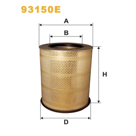Фільтр повітря Volvo FH Wix Filters (93150E)
