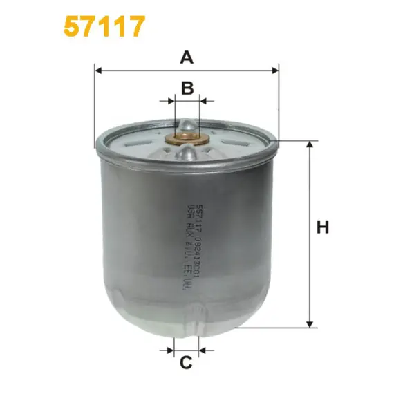 Фильтр воздуха Renault (RVI) Kerax, Magnum (AE), Premium, Premium Lander Wix Filters (57117)