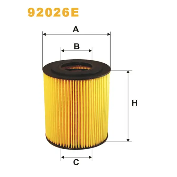 Масляный фильтр M.A.N. F2000, FE, TG-A; M.A.N. Bus F/FR/FRH, HOCL/FOC, NL, RH/RHC/RHS/RN; Wix Filters (92026E)