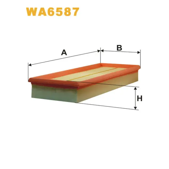 Фильтр воздуха Mercedes C (W203/W204), CL (C215/C216), CLC (CL203), CLK (A/C209), CL Wix Filters (WA6587)