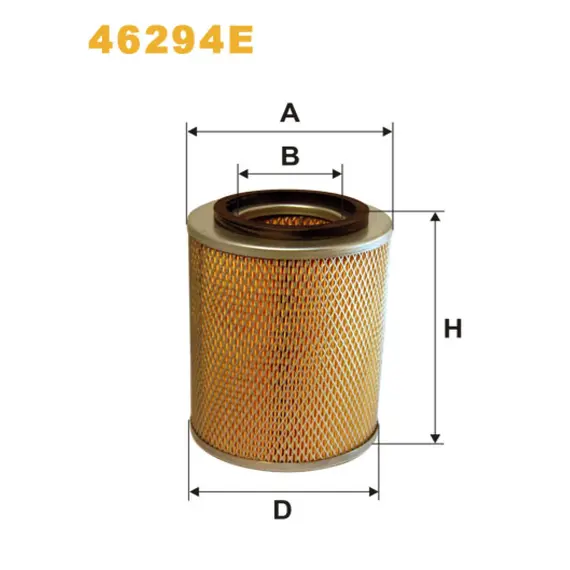 Фильтр воздуха ABG Titan; Deutz Fahr Agrocompakt, D 06, D 07, D 07C, DX, DX 3, DX 3 Wix Filters (46294E)