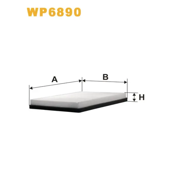 Фильтр салона Volkswagen Passat (35I) Wix Filters (WP6890) Фильтр салона Volkswagen Passat (35I)
