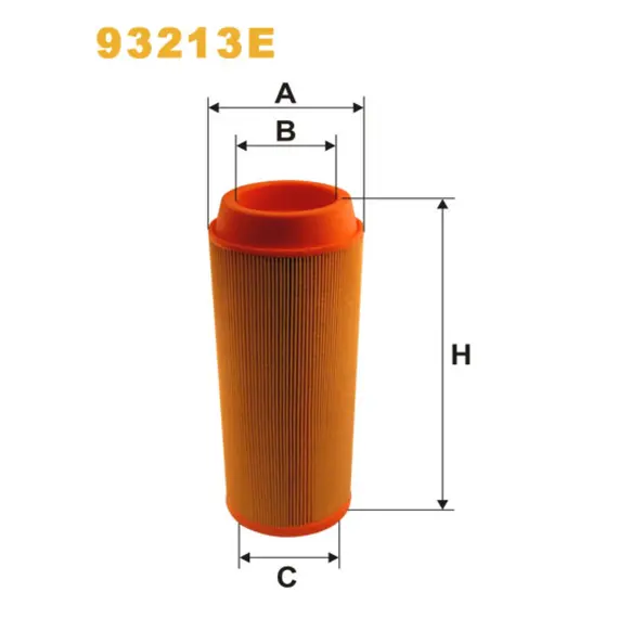 Фільтр повітря Aebi TT/Terratrac; Ahlmann AF, AS; Bobcat T; Holder Tractoren A, C; K Wix Filters (93213E)