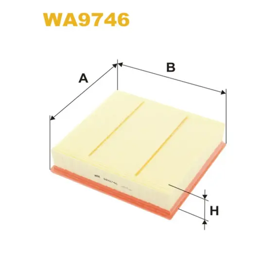Фильтр воздуха Wix Filters (WA9746) (Mercedes B (W246) 10/11-->)