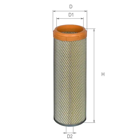 Фильтр воздуха Эталон TATA, JOHN DEERE 4000-Serie внутренний Alpha Filter (AF0750B)