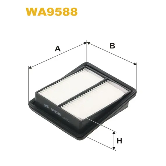 Фильтр воздуха Wix Filters (WA9588) - (Honda Jazz II)