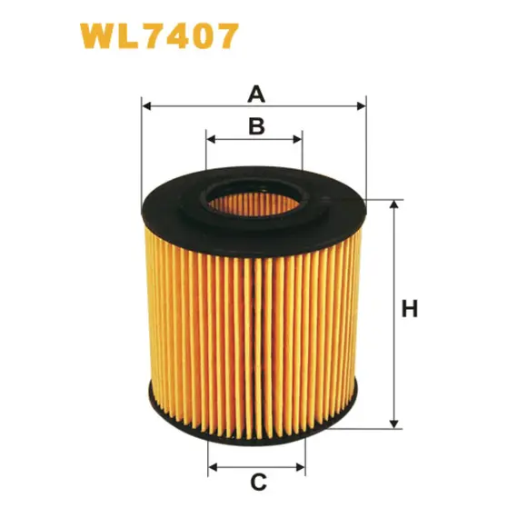 Фільтр оливи Mazda 3 (BK), 6 (GG/GY), 6 (GH), CX-7, MPV Wix Filters (WL7407)