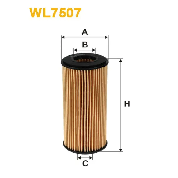Масляный фильтр Audi; Seat; Skoda; Volkswagen Wix Filters (WL7507)
