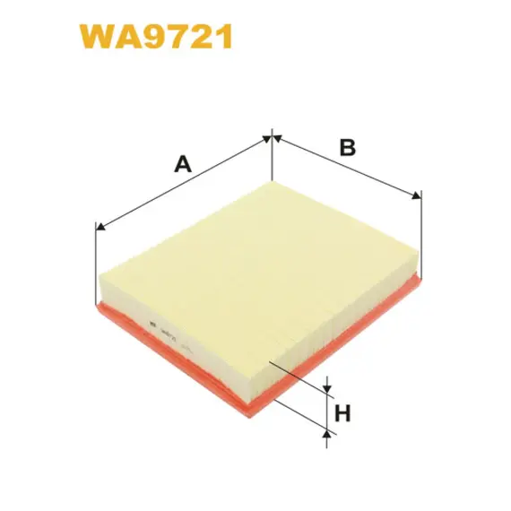 Фільтр повітря Volkswagen Amarok 2.0TDI, 2.0BiTDI Wix Filters (WA9721)