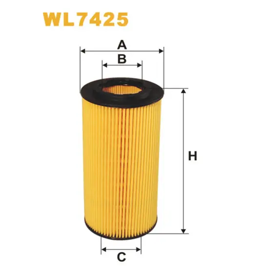 Масляный фильтр Mercedes CL (C215), Maybach (W240), S (W220), S (W221), SL (R230) Wix Filters (WL7425)
