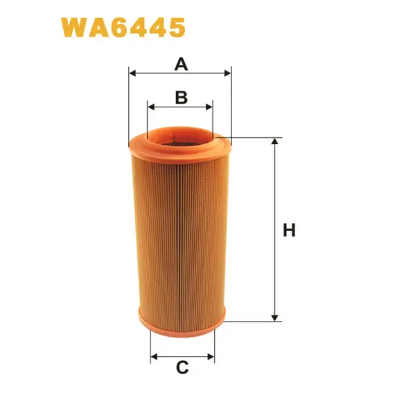 Фільтр повітря Wix Filters (WA6445) (Audi A2 (8Z0); Seat Arosa, Cordoba; Volkswagen Lupo, Polo II (81-94))