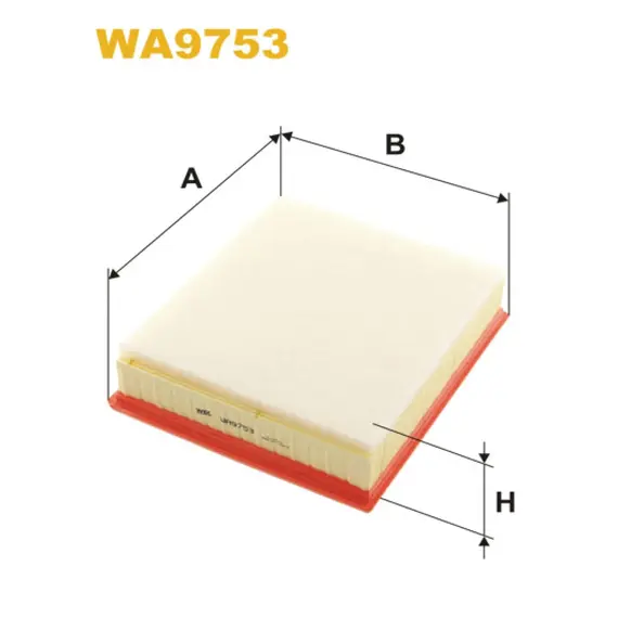 Фильтр воздуха Wix Filters (WA9753) - (BMW 1(F20) 116d, 118d, 120d)