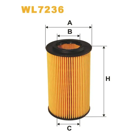 Масляный фильтр BMW Serie 3 (E46), Serie 5 (E39); Landrover Freelander I; Rover MG (ZR/ZS Wix Filters (WL7236)