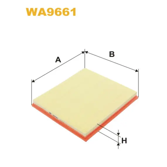 Фільтр повітря BMW Serie 5 (F10/F11/F18), Serie 5 GT (F07GT), Serie 6 (F12), Serie 7 Wix Filters (WA9661)