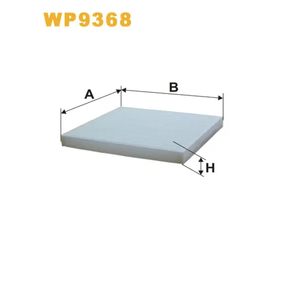 Фільтр салона Citroen Jumper III; Fiat Ducato 2007; Peugeot Boxer III Wix Filters (WP9368)