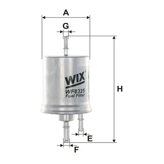 Фільтр паливний WIX FILTERS Audi, Lamborghini (WF8325)