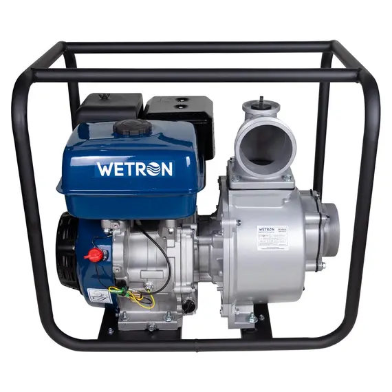 Мотопомпа 15 к.с. Hmax 30м Qmax 110м³/ч (4-х тактний) WETRON WM100CX (772553), фотография 3