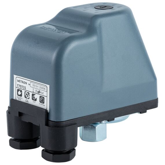 Реле давления 1.5кВт 1.4-2.8 бар (гайка) WETRON SK-9C/1.5HP (779731)