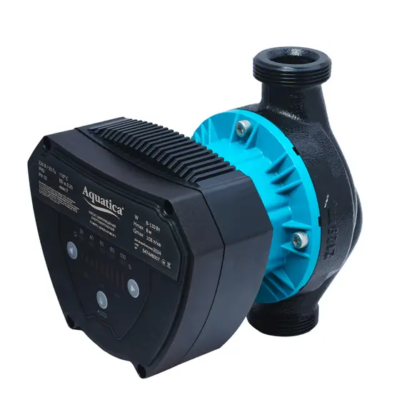 Насос циркуляційний енергозберігаючий 8-130Вт Hmax 8м Qmax 108л/хв Ø1½" 180мм + гайки Ø1" AQUATICA GPA25-8/180 IV (774075), фотография 5