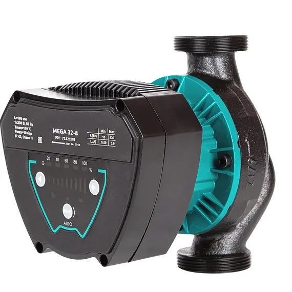 Насос циркуляційний енергозберігаючий 6-90Вт Hmax 6м Qmax 92л/хв Ø1½" 180мм + гайки Ø1" AQUATICA GPA25-6/180 IV (774071), фотография 2