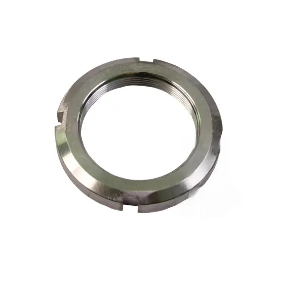 Гайка Olimac DR12250 M50x1,5 KM10 DIN981 шлицевая