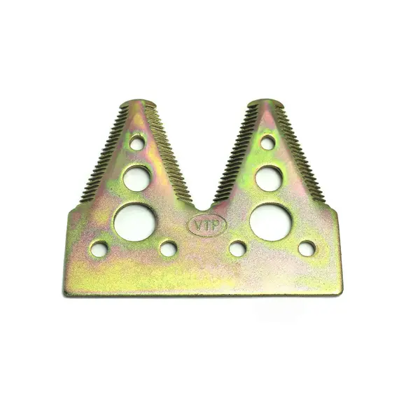 Сегмент ножа John Deere H153329 двойной (мелкая насечка)