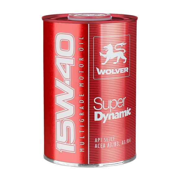 Олива 15W-40 Wolver SUPER DYNAMIC каністра 1л 4113 / 4260360941139, Об'єм, л: 1