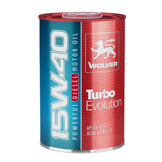 Олива 15W-40 Wolver TURBO EVOLUTION каністра 1 л, Об'єм, л: 1