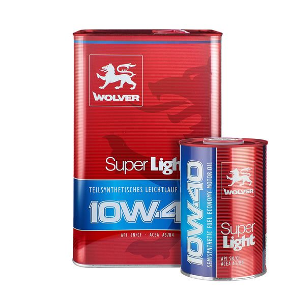 Олива 10W-40 Wolver SUPER LIGHT каністра 4л 4003 / 4260360940033, Об'єм, л: 4
