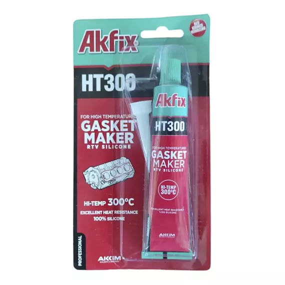 Герметик силіконовий термостійкий Akfix HT300 50гр SA215