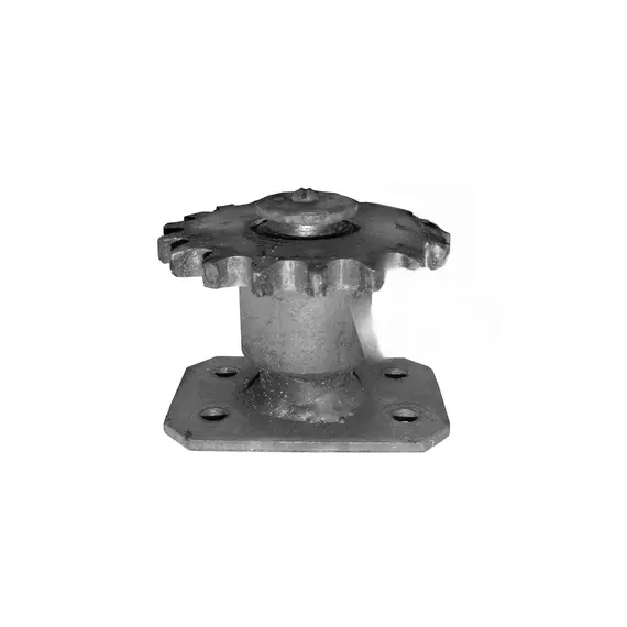 Звездочка d 40 Z 18 шаг 19,05 с кронштейном на 4 отверстия