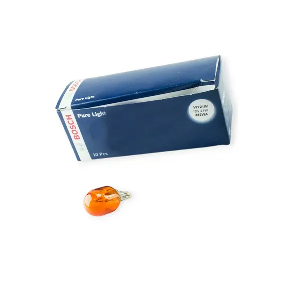 Лампа БЦ 12V 21W WX3х16d BOSCH Orange BOSCH 1987302222