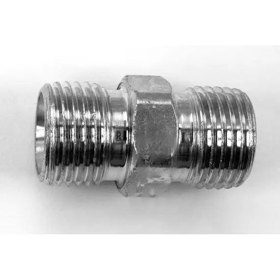 Штуцер соединительный S19 хS19 (М16*1.5-М16*1.5) JUBANA