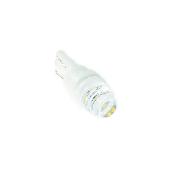 Лампа светодиодная БЦ 12-5 лазер. WHITE 3 SMD 2835 прозрачная линза ceramic 3D CYCLONE T10-070 CER 2835-3 12V KV