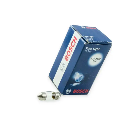 Лампа AC салону 12V10W 11*28mm SV8.5 BOSCH BOSCH 1987302227