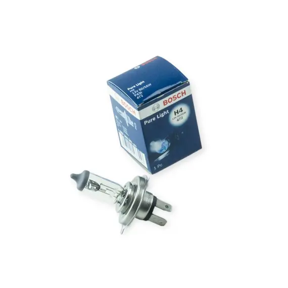 Лампа H4 12V 60/55 (43) BOSCH Pure Light коробка BOSCH 1987302041