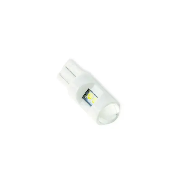 Лампа світлодіодна БЦ 12-5 лазер. WHITE 6 SMD 3030 + линза ceramic CYCLONE T10-087 CER 3030-6 12-24V