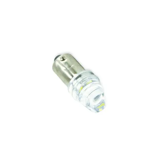 Світлодіодна лампа А 12-4 лазер. WHITE 3 SMD 2835 прозора лінза CYCLONE T8-016 2835-3 12V