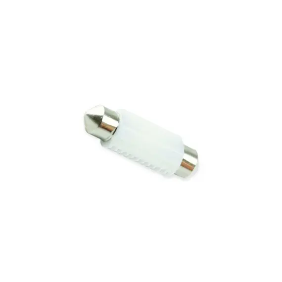 Лампа світлодіодна AC лазер. 12-10 WHITE 2*3030 39мм 5000K кераміка+обманка CYCLONE T11-040(39) CAN CER 3030-2 12V MJ