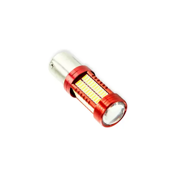 Лампа светодиодная А 12-21 WHITE 106 SMD 4014 CANBUS обманка CYCLONE S25-053 CAN 4014-106 12-24V MJ